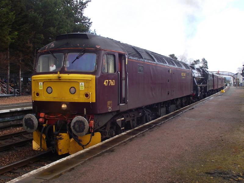 Photo of 47760 at Kingussie.