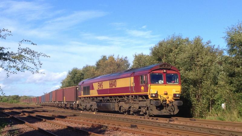 Photo of 66140 6G26 Earlseat to Hunterston LL departs Thornton Junction