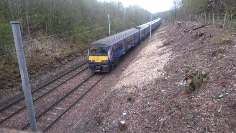 Photo of 320318 passing through Drumpellier Country Park