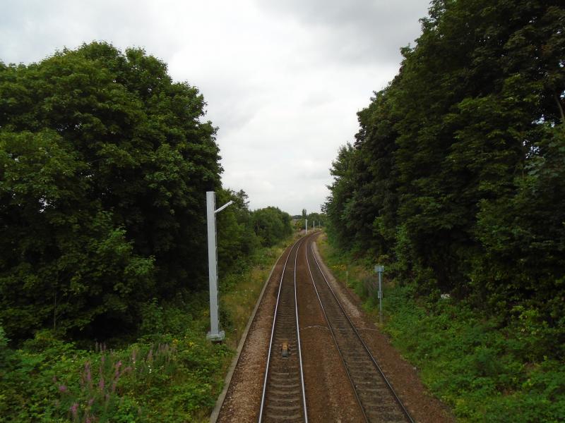 Photo of Barrhead line near Shawlands station