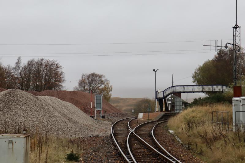Photo of Rannoch Station - Ballast Stockpile