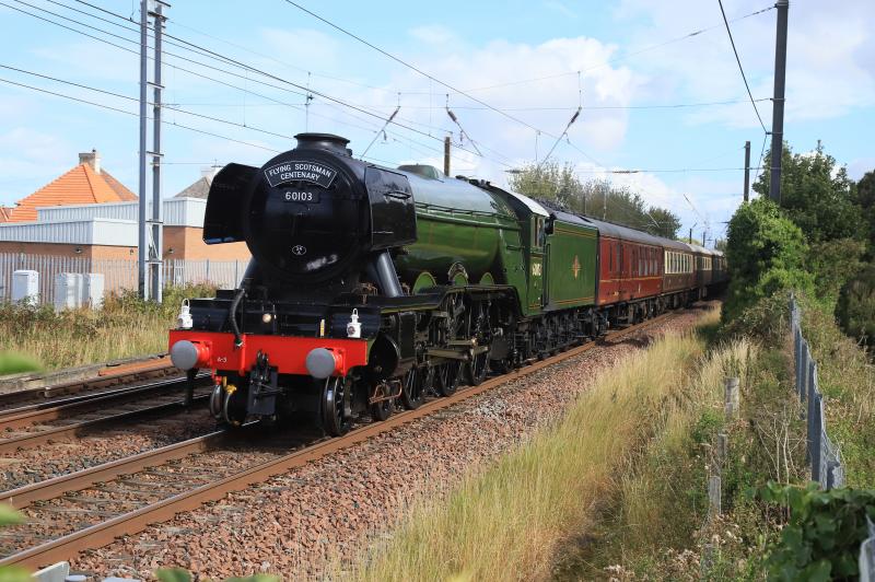 Photo of Flying Scotsman on the Northern Belle