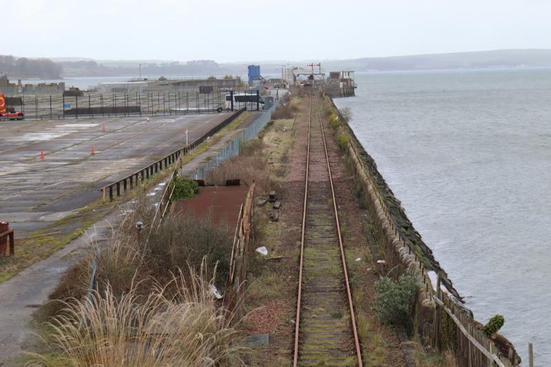 Photo of Approach to Stranraer Station - March 2024