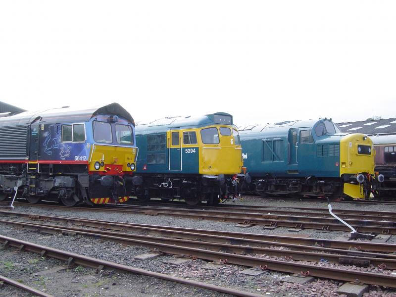Photo of Outside the diesel shed at boness
