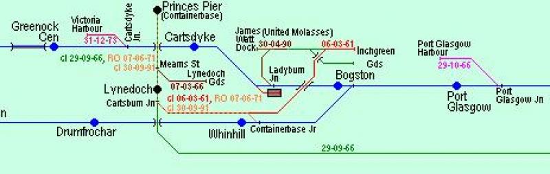 Photo of Greenock Railway Map