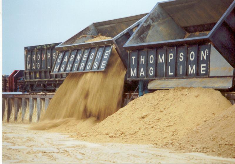 Photo of Unloading Lime at Montrose