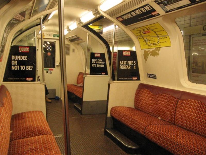 Photo of Subway car interior